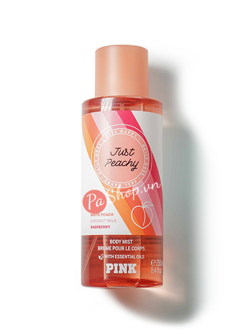 Body mist Just Peachy hương đào Victoria Secret 250ML - Pashop VN