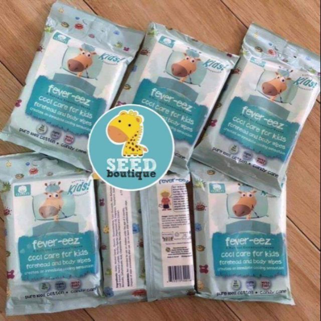 Giấy lau hạ sốt fever - eez