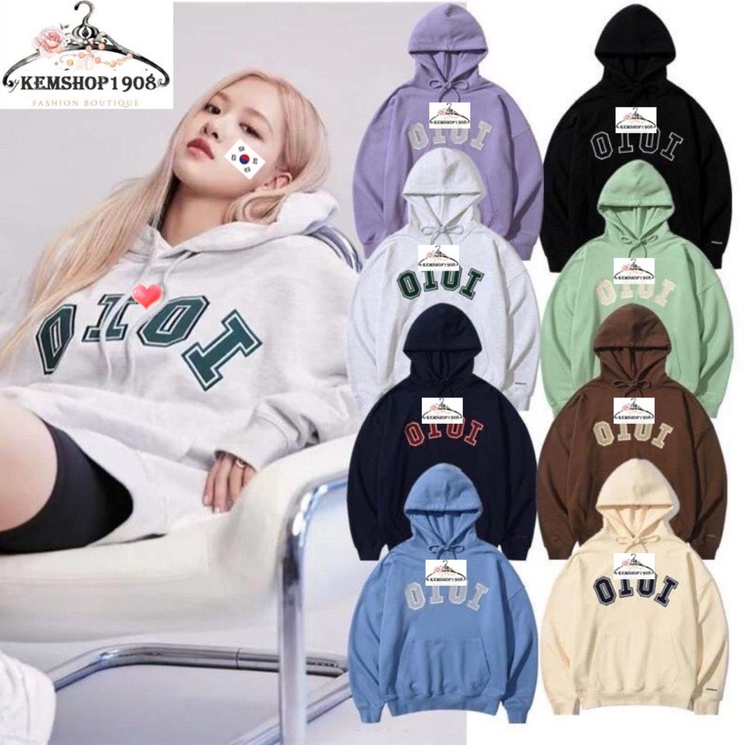 Hot áo hoodie rose - oioi