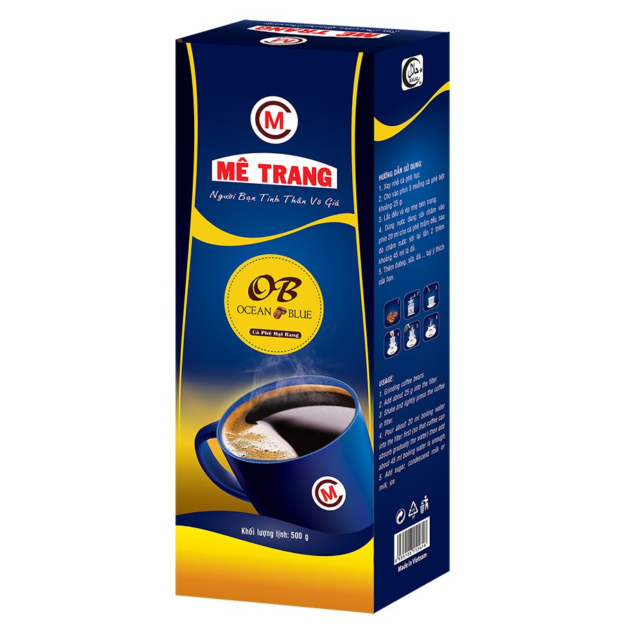 Cà phê Ocean Blue hút chân không 500g