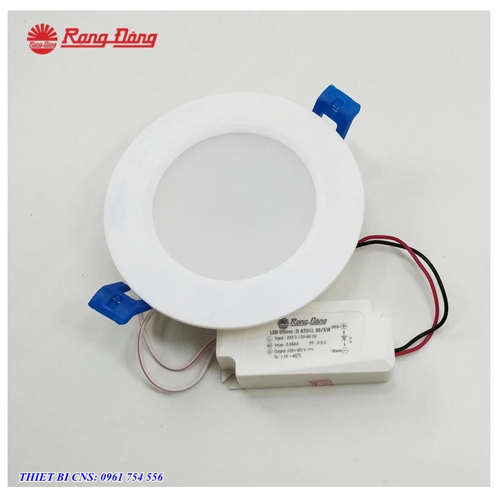 Đèn LED Âm trần Downlight Φ 115/ 90/ 7W Rạng Đông