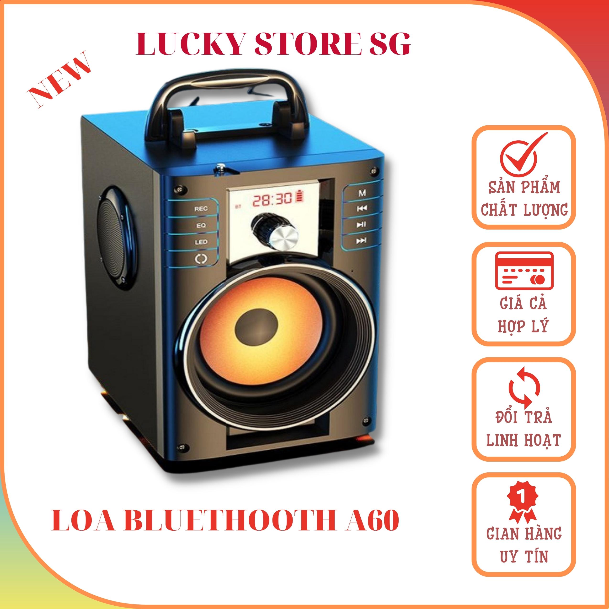 [SẢN PHẨM MỚI] Loa Bluetooth A60, Loa Bluetooth Karaoke Công Suất Cực Lớn, Loa Cầm Tay Bluetooth. Loa A60 Bluetooth Vi Tính Dùng Cho Điện Thoại Máy Tính Bảng Laptop. Âm Thanh Trong Sáng Êm Tai.