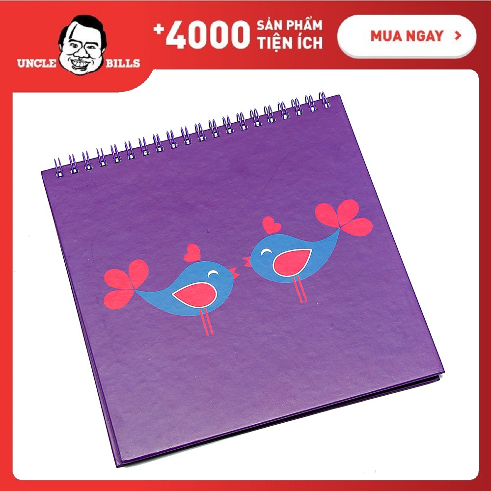 Sổ vẽ 18x18cm 25 tờ uncle bills sp0297