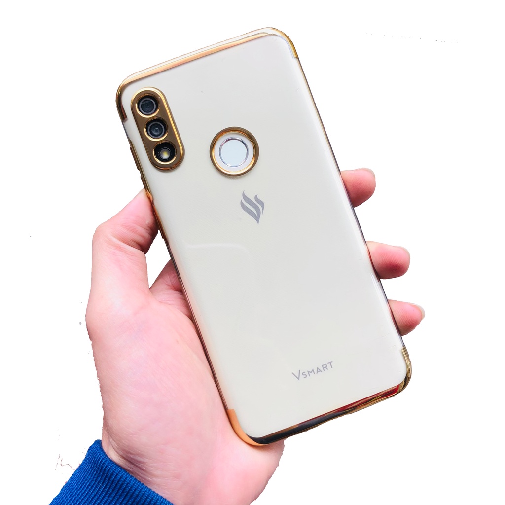 Ốp lưng Vsmart Star 4 làm từ chất liệu dẻo silicon cao cấp, ốp thiết kế lưng trong suốt viền màu.