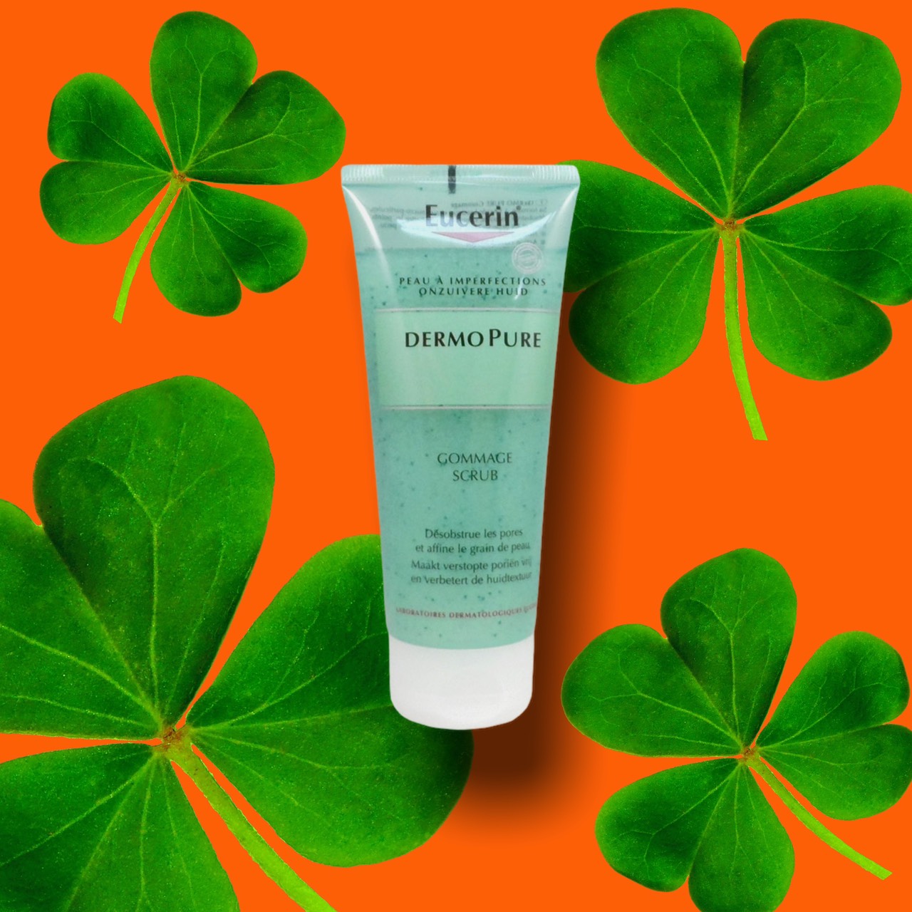 Tẩy da chết Eucerin Dermo Pure Gommage Scrub 100ml - Bill mua tại Pháp