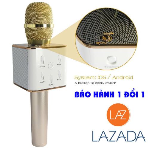 Microphon không dây cao cấp chuyên karaoke  Mich hat dien thoai - Mic hát karaoke hay nhất Q7 Cao Cấp Siêu phẩm âm nhạc hát cực Chống Hú Chống Rè Bảo Hành 1 Đổi 1
