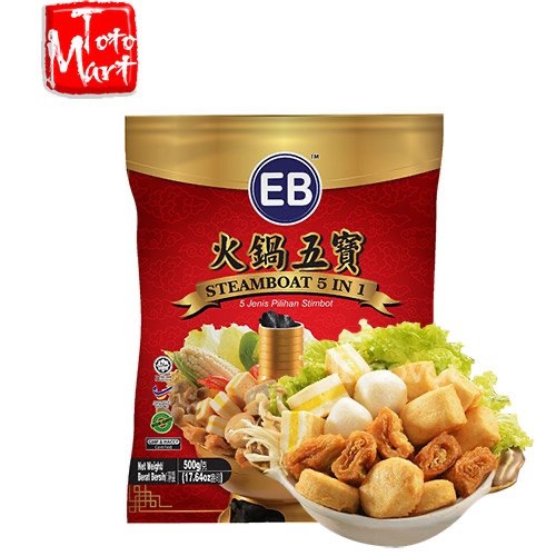 Viên thả lẩu 5 in 1 eb malaysia