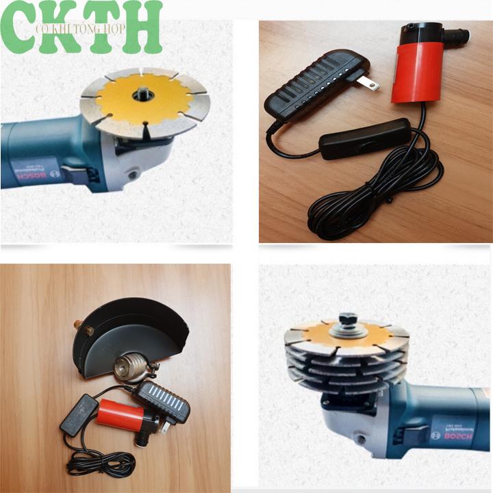 COMBO bộ chuyển đổi máy mài thành máy cắt rãnh tường và máy bơm mini