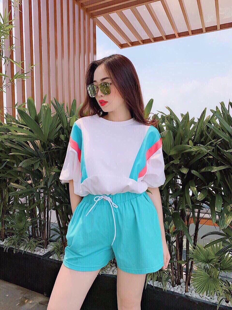 Đồ bộ nữ quần đùi dễ thương ku te UZU