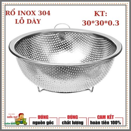 Rổ inox bền đẹp có đế. Rổ đựng hoa quả, đựng rau an toàn, bền, đẹp