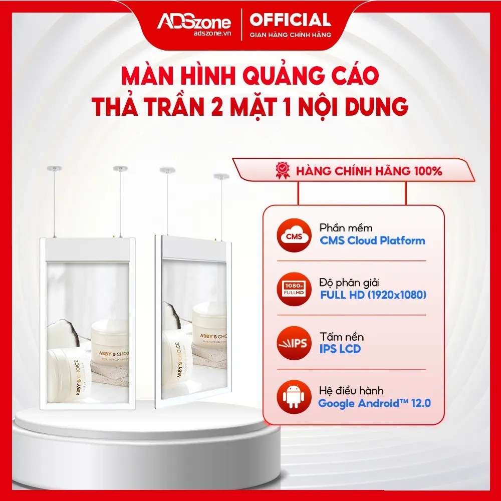 Full Hd Double-Sided Drop-Down Lcd Screen – Ips Lg A+ | Digital Signage 24/7 – Display Content 24/7 – Adszone Giá 40,055,760 Đồng*Miễn phí vận chuyển