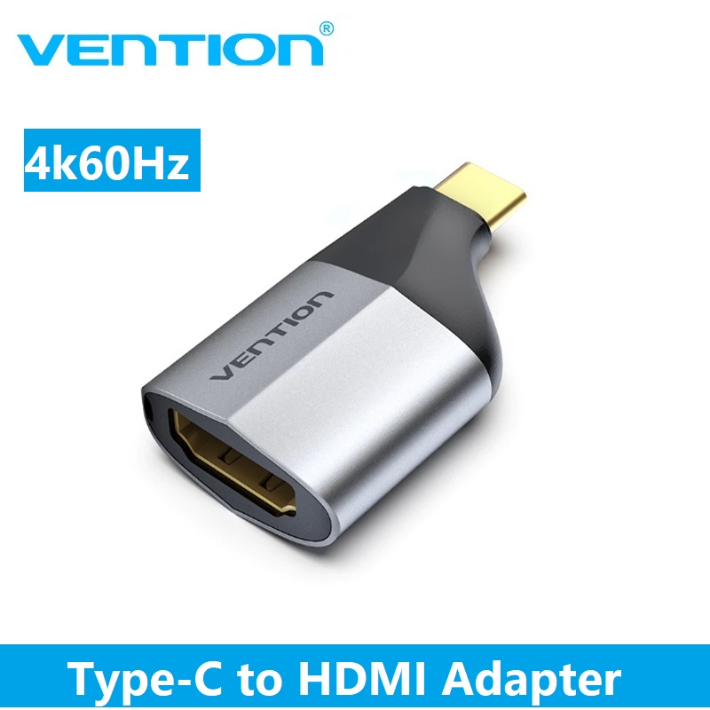 Đầu chuyển đổi usb type c to hdmi vention, hỗ trợ 4k60hz - hàng chính hãng