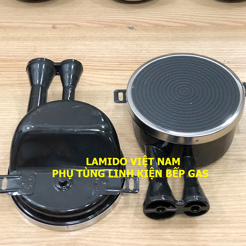 COMBO 2 Điếu Họng Đầu Đốt chia lửa bếp gas hồng ngoại gốm sứ CERAMIC loại lớn 15cm - tiết kiệm gas - [LINH KIỆN PHỤ TÙNG THAY THẾ BẾP GA ]