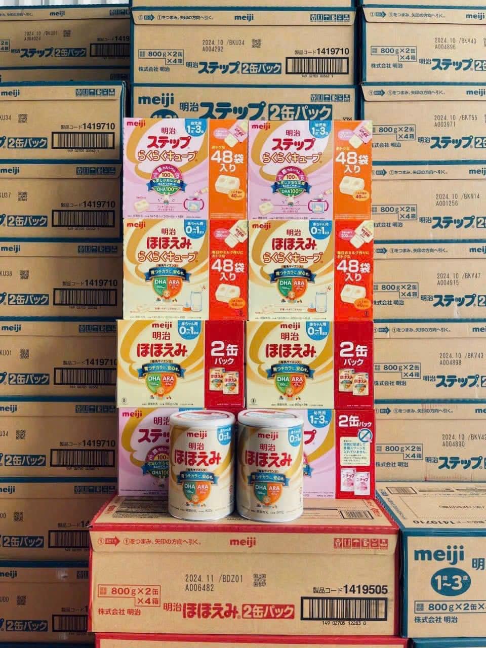 sữa Meiji số 0 nội địa