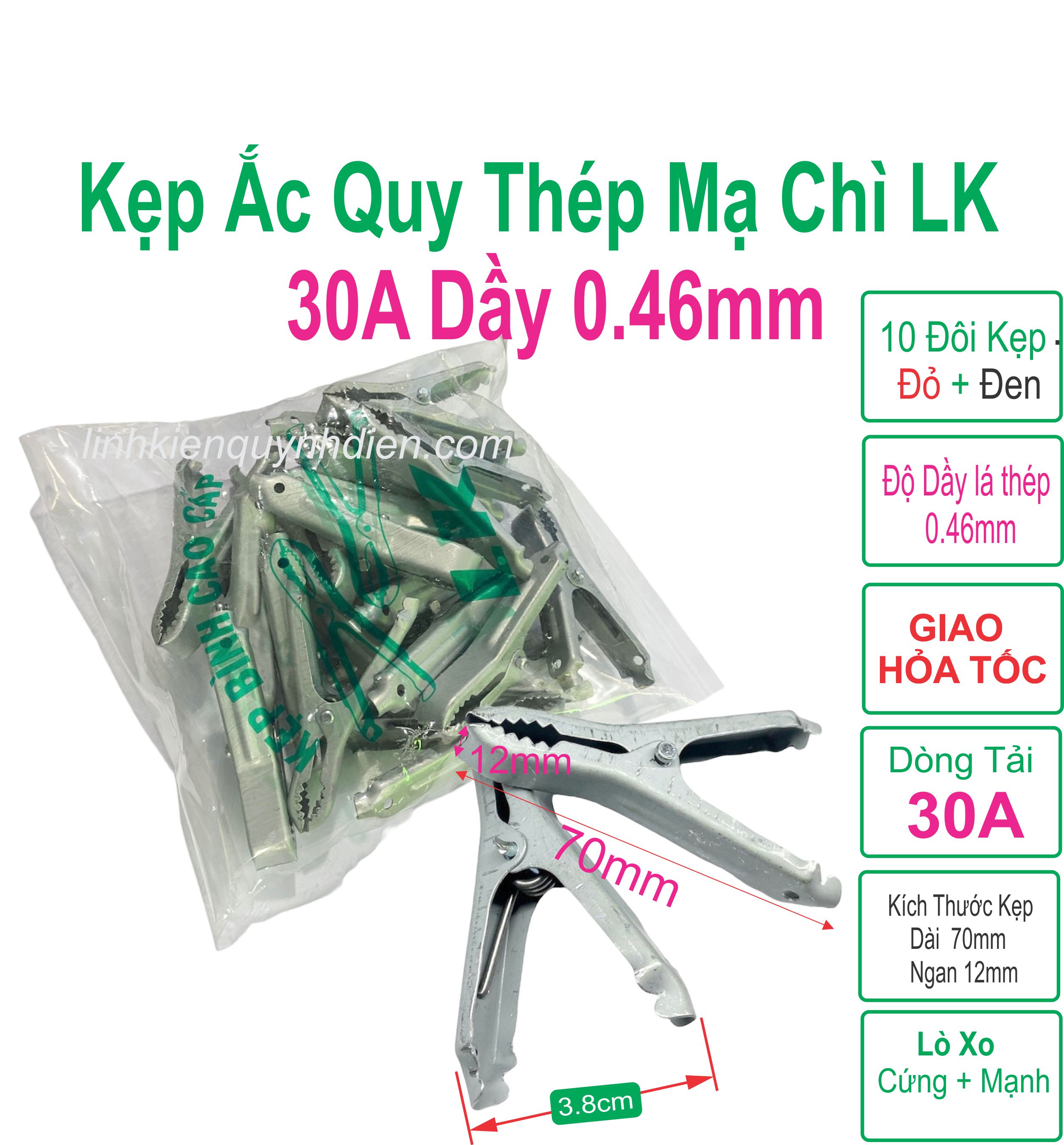 Kẹp acquy chì xám ( Kẹp Bình) kẹp chì LK TỐ́T LOẠI 1