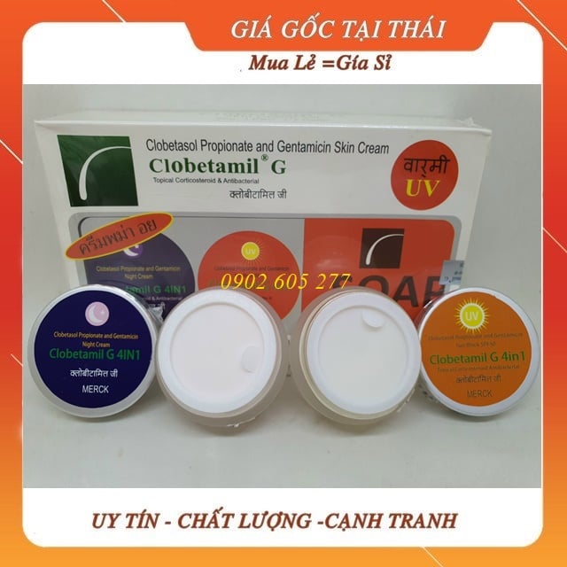 Bộ nám cao cấp Clobetamil G Bộ kem nám da Thái Lan Kem nám Thái Lan