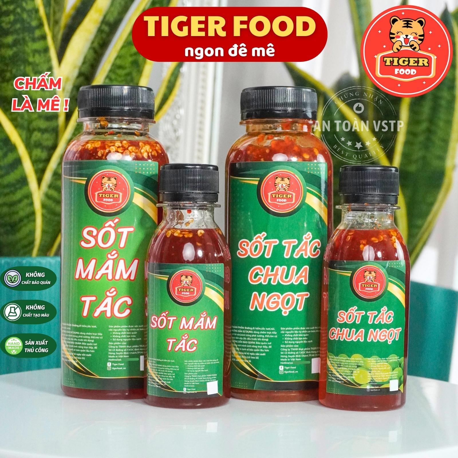 Sốt tắc chua cay TIGER FOOD Sốt tắc nhà làmsốt quất chua chua cay cay ngọt ngọt thơm phức chấm bánh tráng Tuyệt Hảo