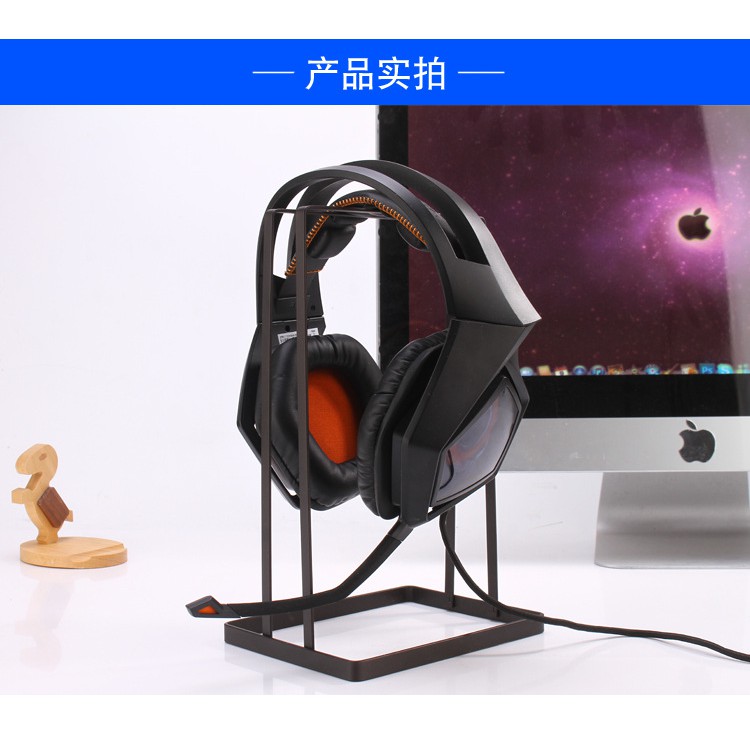 Giá treo tai nghe headphone bằng kim loại chắc chắn, phong cách, sơn tĩnh điện.