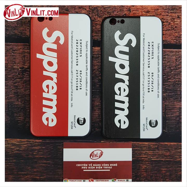Ốp lưng iphone 6 plus / 6s plus ốp họa tiết supreme cực đẹp giá sốc - i6p181209a13