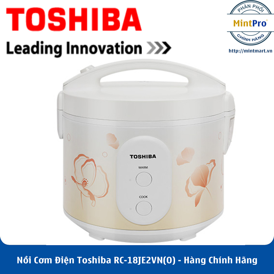 Nồi cơm điện toshiba rc-18je2vn - hàng chính hãng