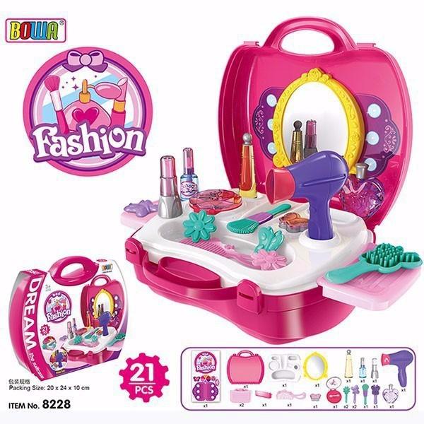 BỘ VALI TRANG ĐIỂM CHO BÉ 8228 Bộ đồ chơi trang điểm cho bé