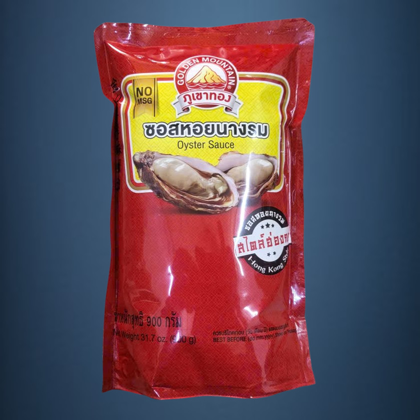 GOLDEN MOUNTAIN - túi nhôm 900g - DẦU HÀO THÁI LAN Hong Kong Style Oyster Sauce (HALAL)