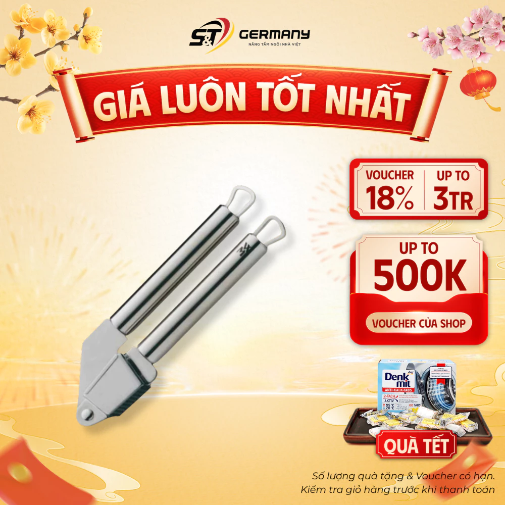 Dụng Cụ Kẹp Tỏi Nội Địa Đức WMF Profi Plus Thép Không Gỉ Cromargan Tiện Lợi Nhanh Chóng GermanySnT 450087