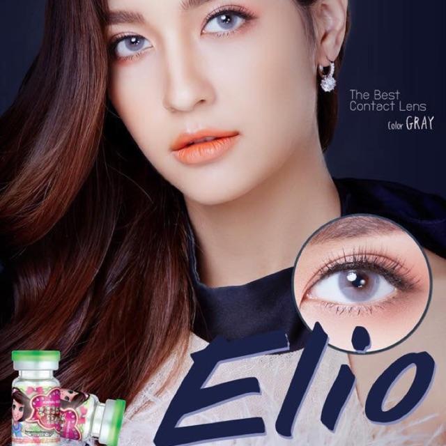 [HCM]lens - kính áp tròng xám khói xám tây sử dụng 1 năm tặng kèm khây đựng