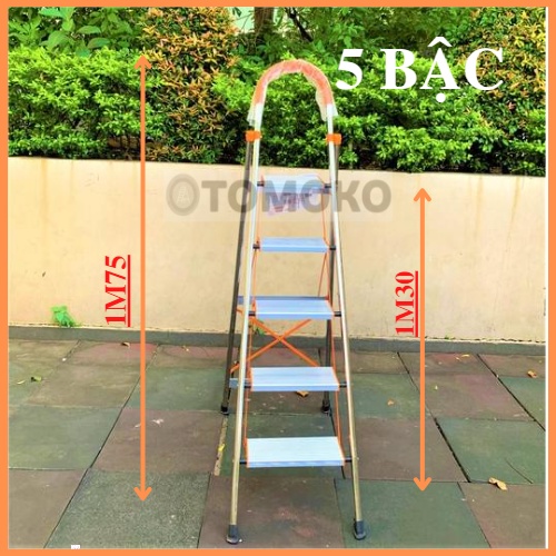 Thang nhôm ghế chính hãng nhật bản 5 bậc