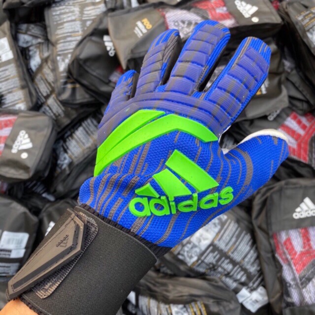 Găng tay thủ môn màu xanh hàng cao cấp(ảnh thật)