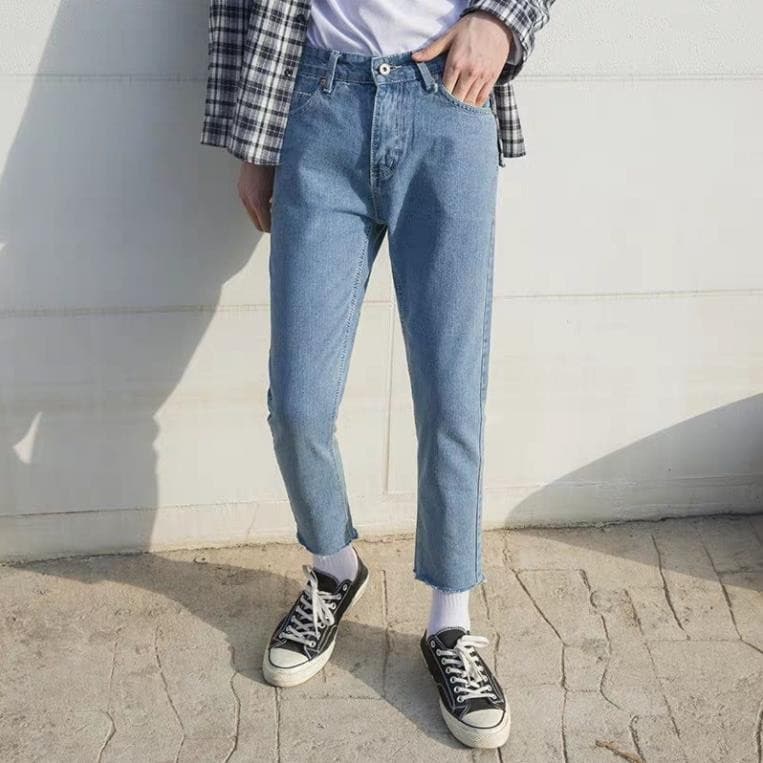 [HCM]Quần jean nam - Quần baggy Nam thời trang - Kết Hợp Với Áo Thun