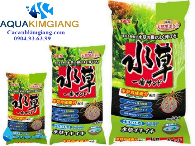 Phân nền thủy sinh GEX xanh bao 8kg - Phân nền cao cấp tơi xốp giàu dinh dưỡng