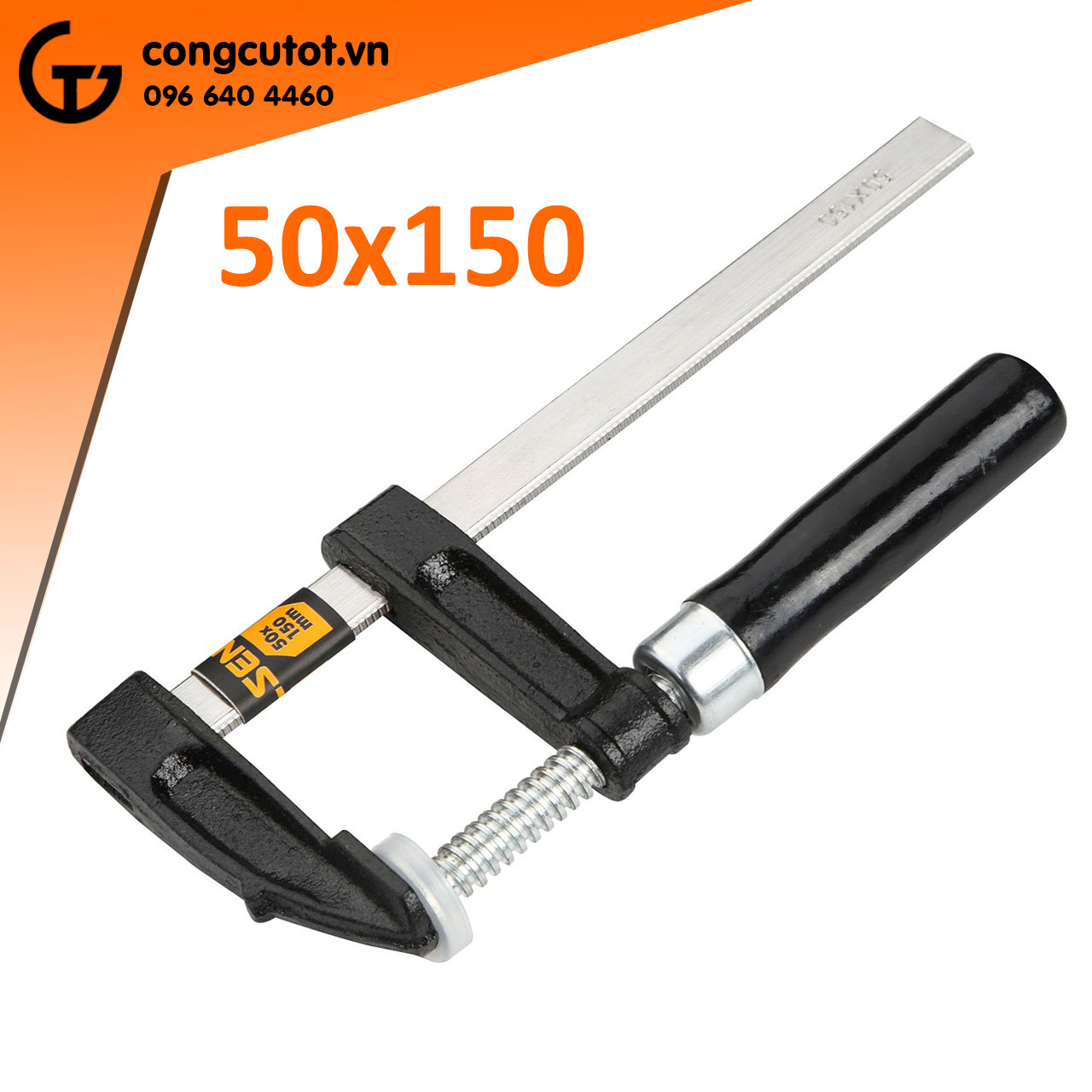Cảo chữ F cán gỗ, cán nhựa Tolsen các cỡ