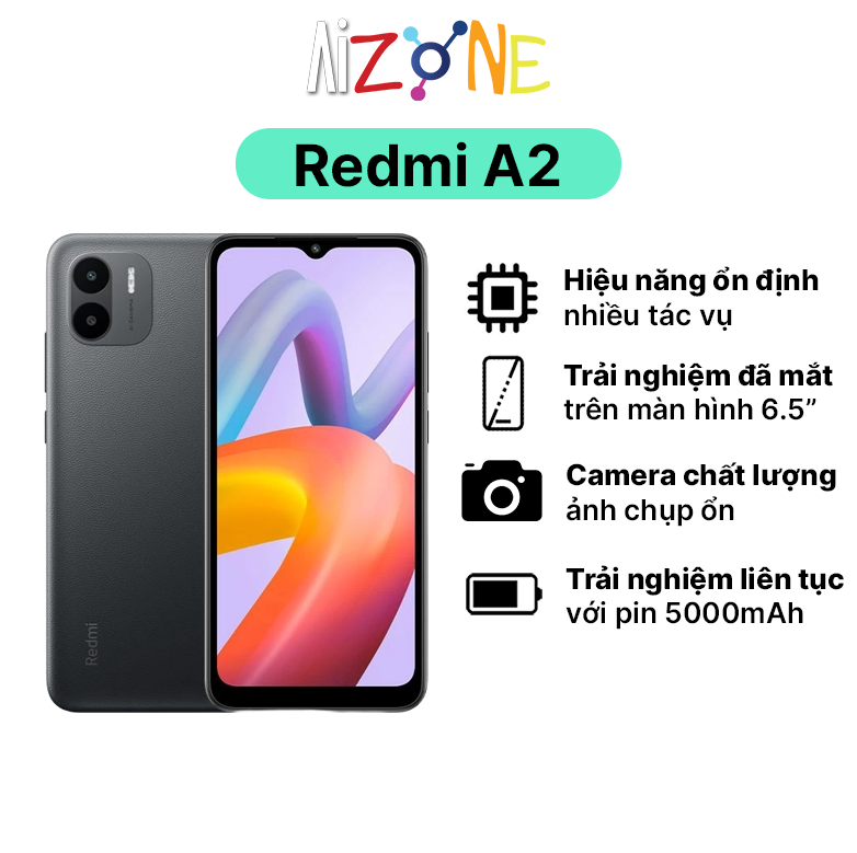 Điện thoại xiaomi redmi a2 2gb/ 32gb - hàng chính hãng