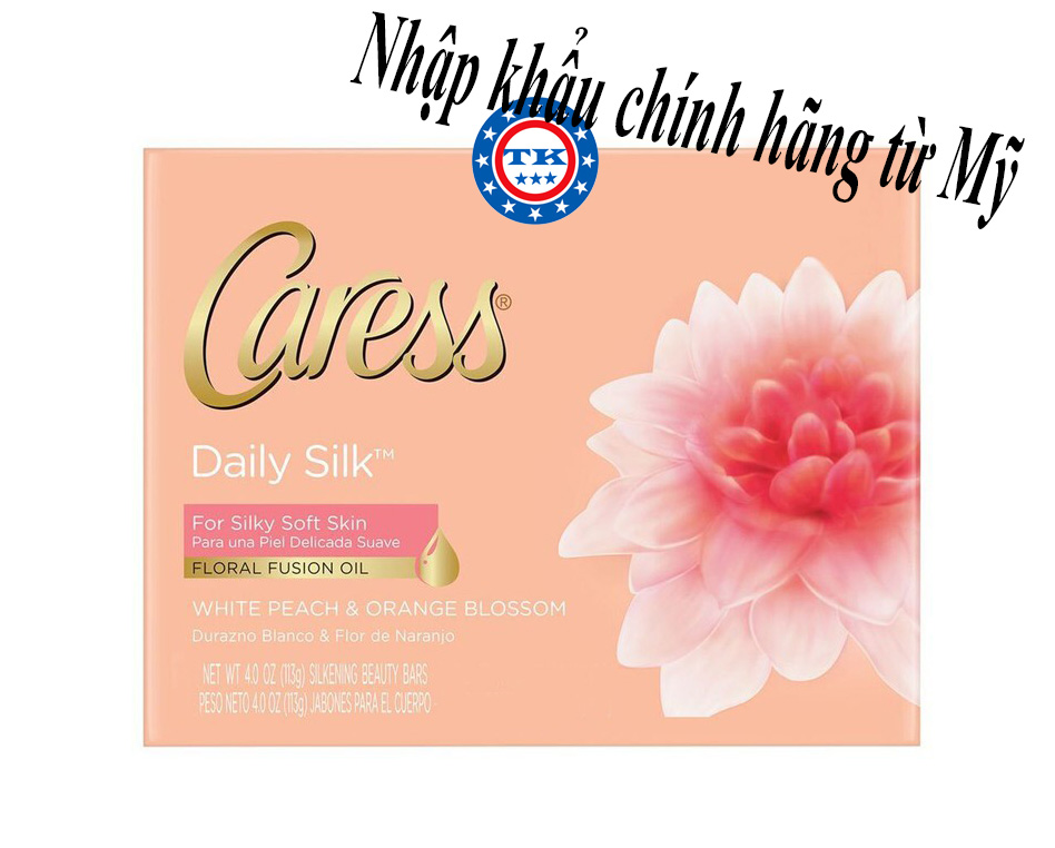 (HCM)Xà bông cục Caress Daily Silk 106g - Mỹ