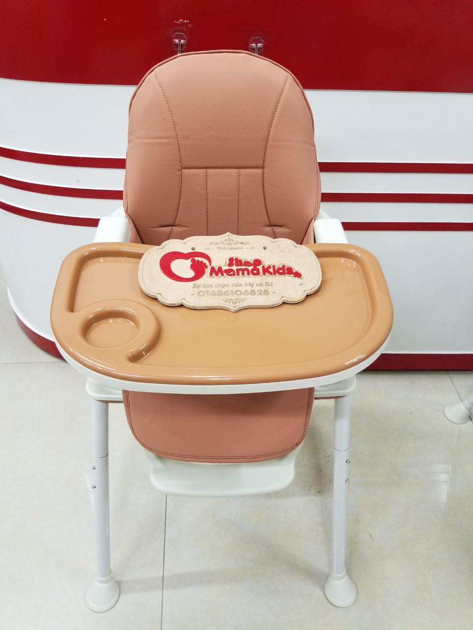 Ghế ăn dặm đa năng Hanbei đầy đủ phụ kiện Đệm và Bánh xe