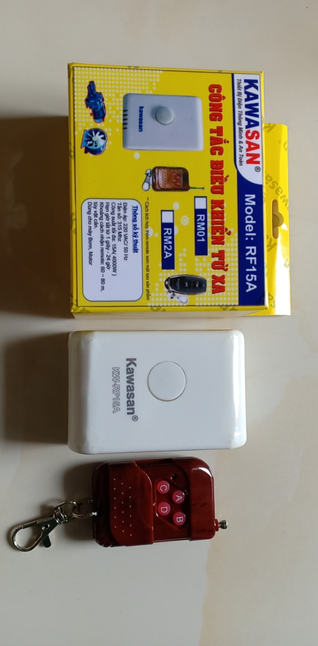 Công tắc điều khiển từ xa rf15a-rm01