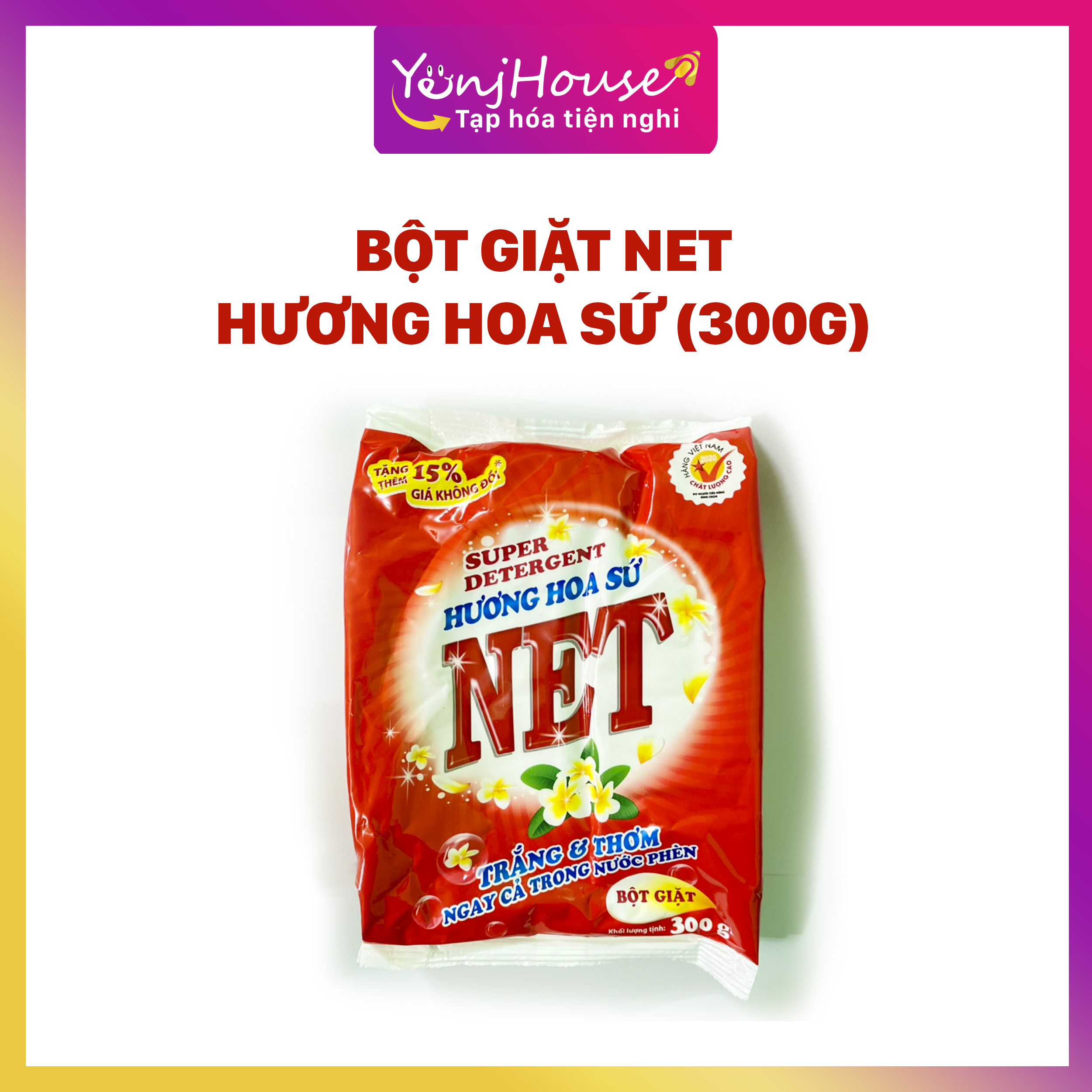 Bột giặt net hương hoa sứ – yenjhouse