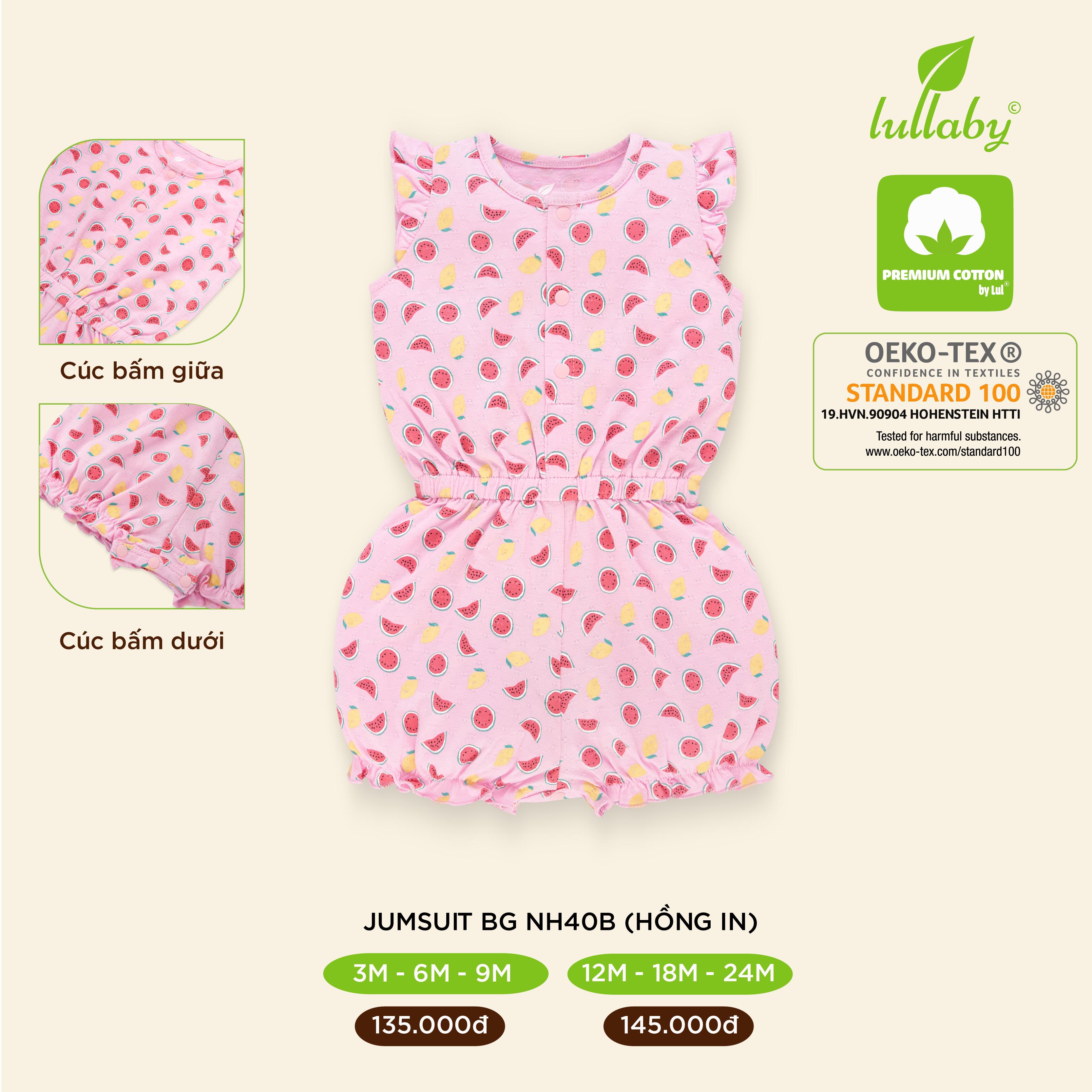 Jumpsuit romper body Lullaby chất premium cotton cực đẹp