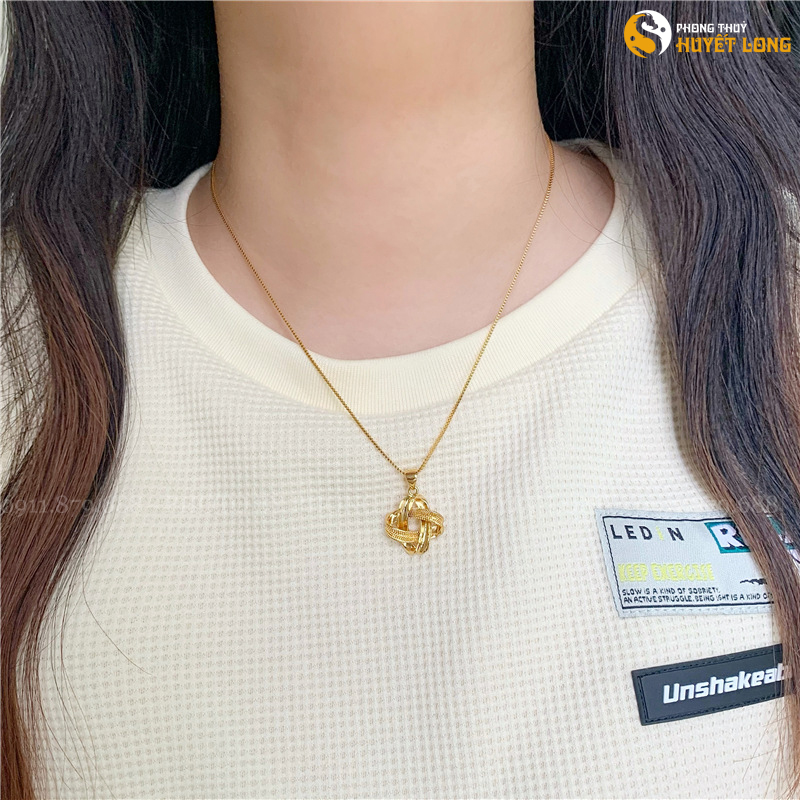 [HOT] Dây Chuyền Nữ Hàn Quốc Mạ Vàng 18K Không Bong Tróc, Không Rỉ Sét, Vòng Cổ Mặt Dây Chuyền Nữ Kiểu Hàn Quốc