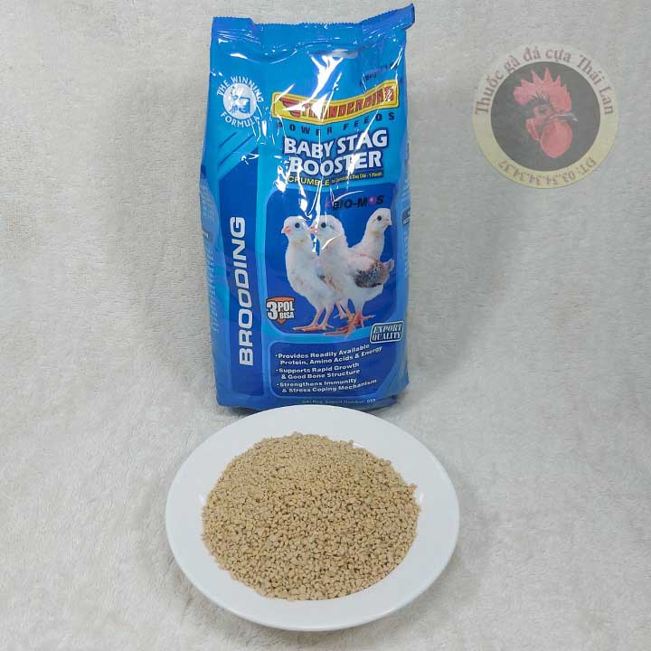 Thức ăn gà con nhập khẩu PHILIPPINE - THUNDER BIRD - gói 1KG