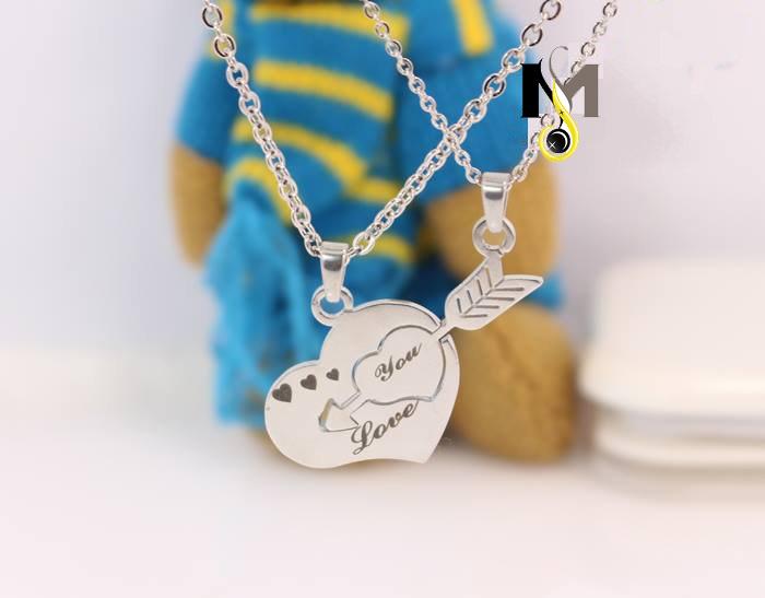 Dây chuyền Inox cặp Mảnh ghép trái tim - Mũi tên tình yêu, Ý nghĩa