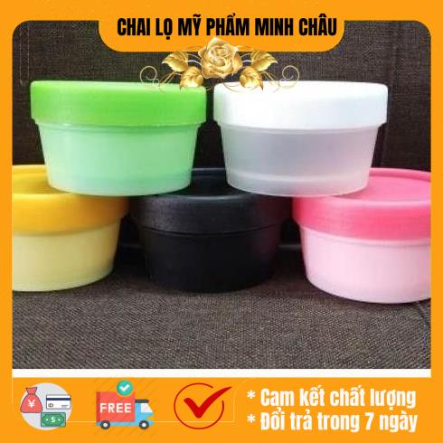 Hủ Ly Thái 50g/100g/200g / hủ nhựa đựng kem, chiết mỹ phẩm