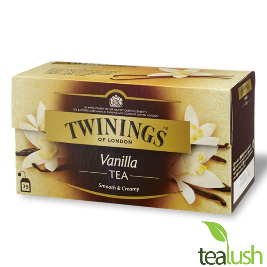 Twinings of London Vanilla Tea, black tea 25 teabags