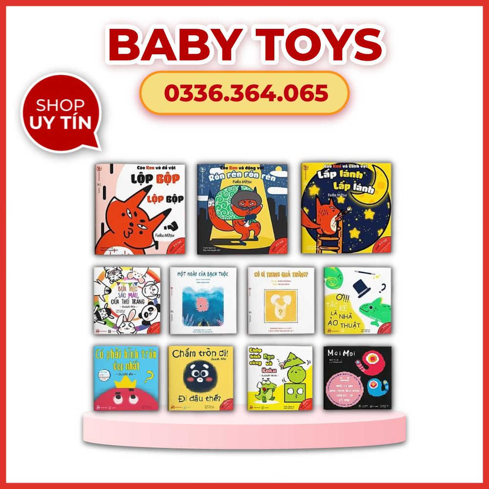 Combo 11 cuốn ehon nhật bản phát triển trí tuệ 0 - 6 tuổi