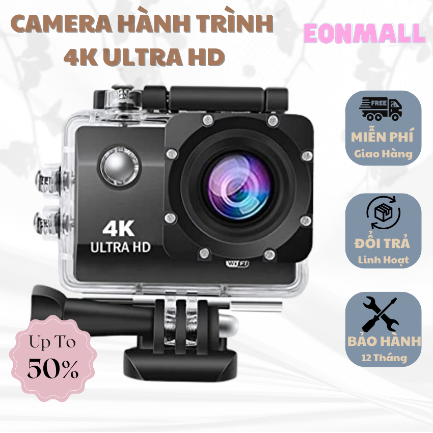 Camera hành trình a19 -4k full hd 1080p có remote full box, camera hành trình 4k wifi a19 giá rẻ, camera hành trình mini chống nước chống rung - camera hành trình xe máy phượt. bh 1&1 uy tín