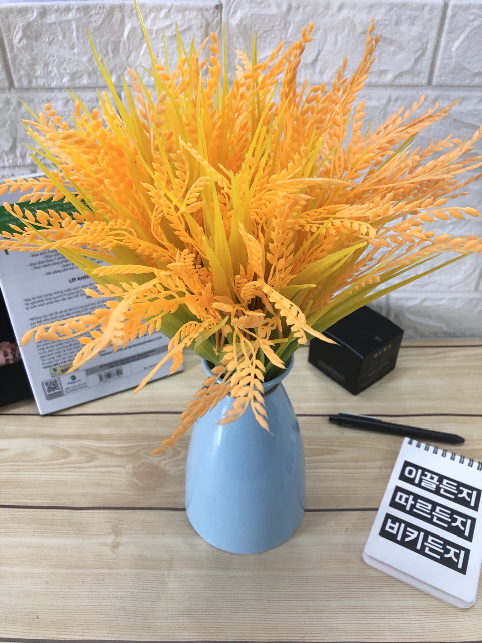 Một Bông lúa giả size lớn - Bông Lúa Vàng sung túc ấm no trang trí nhà đẹp