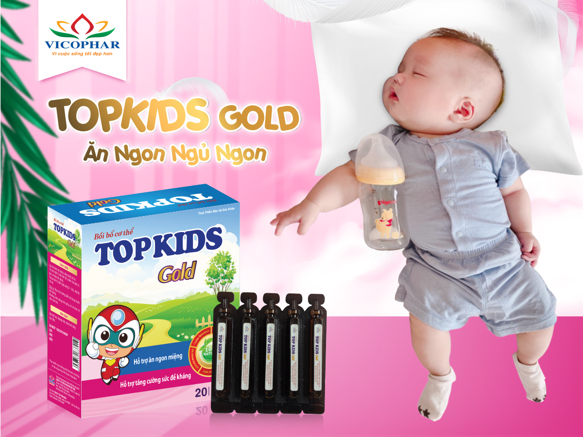 Bồi bổ cơ thể bé topkids gold