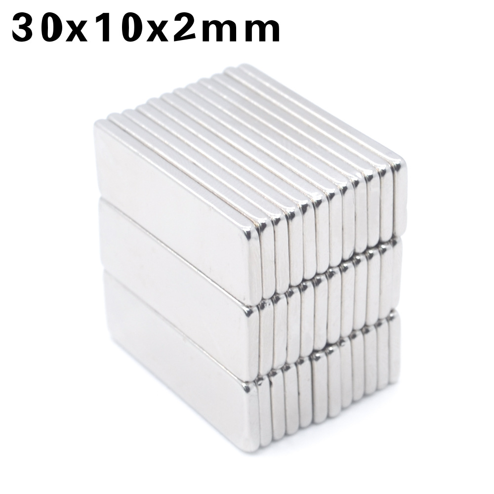 Nam châm vĩnh cửu kích thước 30x10x2mm lực hút khỏe