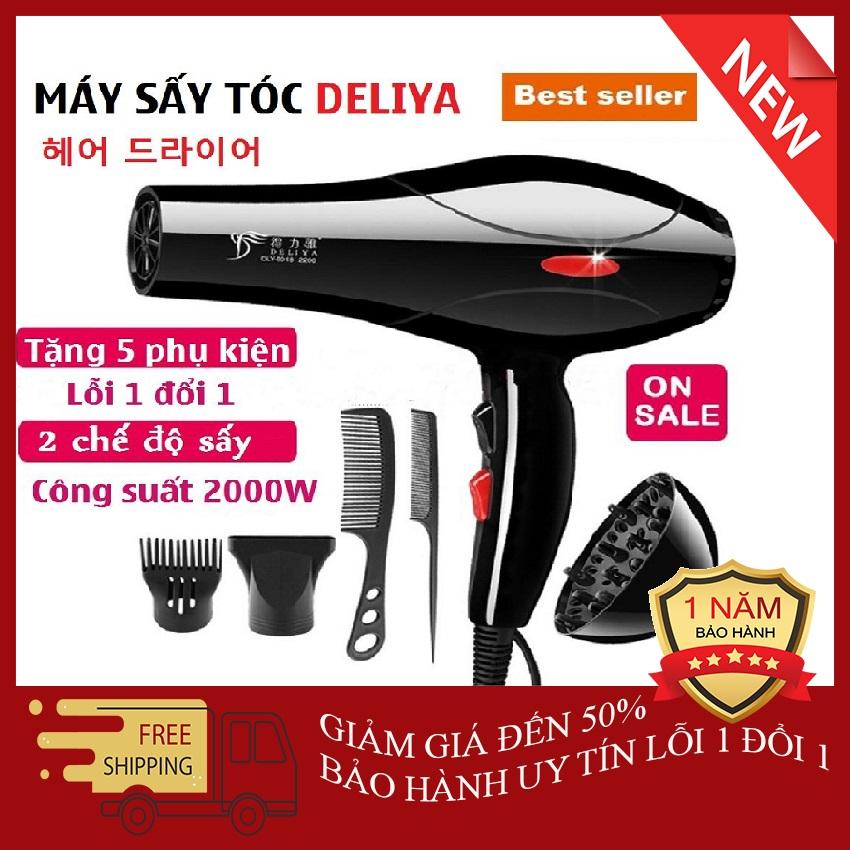 Máy sấy tóc 2 chiều DELIYA 8010 - Công suất lớn 2000w TẶNG 5 phụ kiện làm tóc - Máy sấy tóc, Mua may say toc gia re, máy sấy tóc tạo kiểu -  LOẠI TỐT, BH lỗi 1 đổi 1 - Banggood